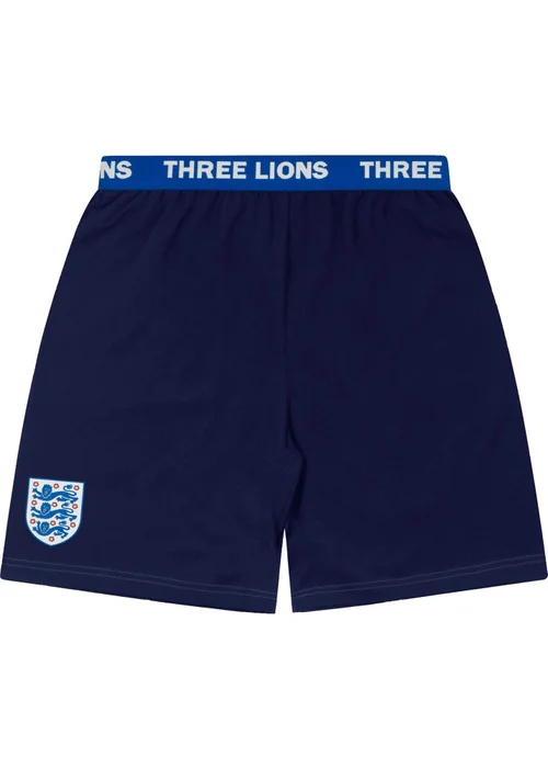 England FA Boys White Short Pyjama Set (6-13yrs) - Age 6-7 Years Image 4