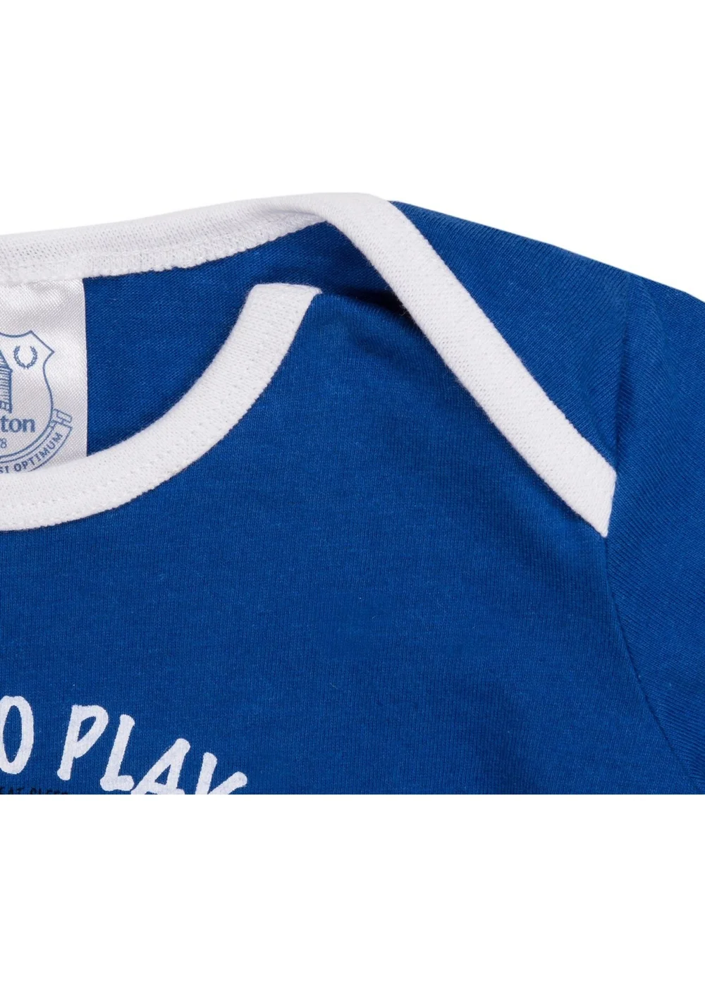 Everton FC Boys Blue Baby Born To Play Long Pyjama Set (0-1yrs) - 0-3 months Image 5