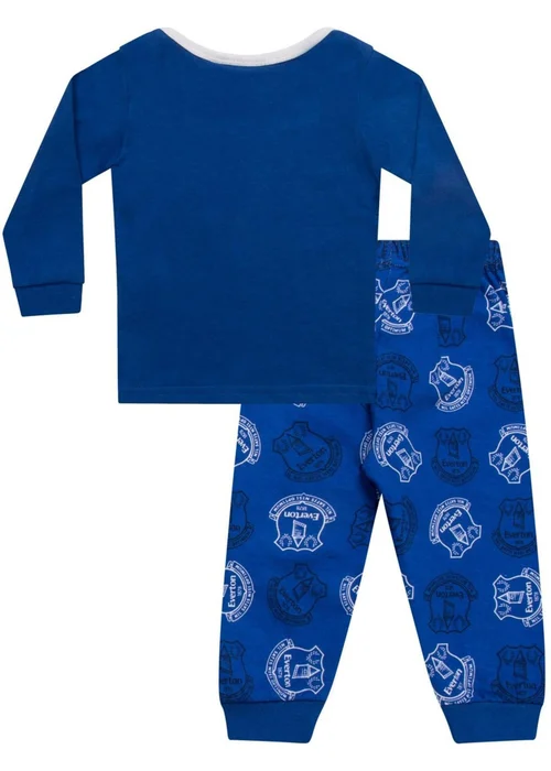Everton FC Boys Blue Baby Born To Play Long Pyjama Set (0-1yrs) - 0-3 months Image 2