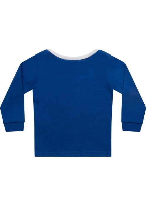Everton FC Boys Blue Baby Born To Play Long Pyjama Set (0-1yrs) - 0-3 months Image 4