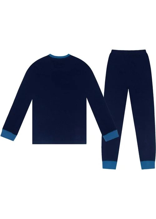 Scotland FA Boys Navy Scottish FA Sublimation Long Pyjama Set (3-14yrs) - Age 11-12 Years Image 2