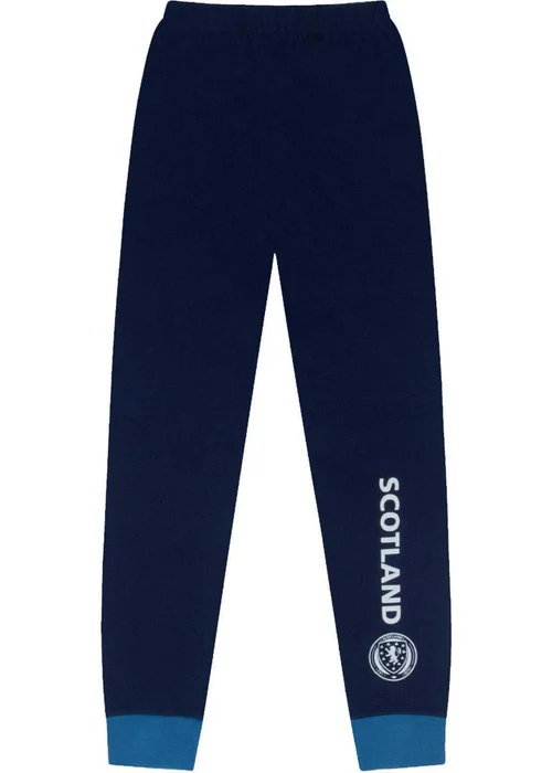 Scotland FA Boys Navy Scottish FA Sublimation Long Pyjama Set (3-14yrs) - Age 11-12 Years Image 5