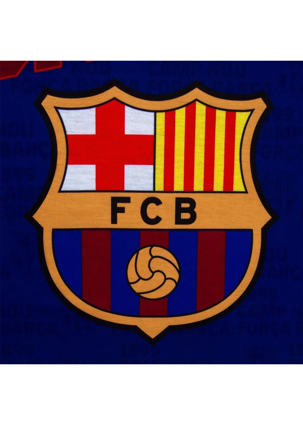 FC Barcelona Boys Dark Blue Short Pyjama Set (2-13yrs) - Age 10-11 Years Image 3