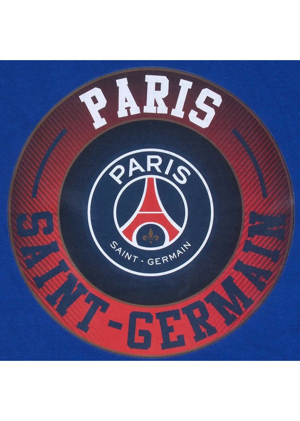 Paris Saint Germain Boys Blue FC Crest Long Pyjama Set (4-6yrs) - Age 4-5 Years Image 4