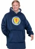 Scotland FA Kids Navy Scotland Kids Crest Oversized Blanket Hoodie (6-14yrs) - Age 6-7 Years Image 1