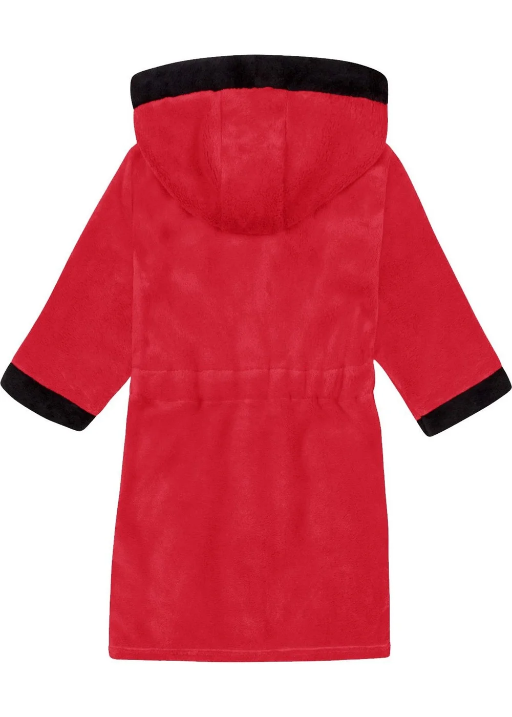 Liverpool FC Boys Red Crest Fleece Contrast Trim Dressing Gown (3-14yrs) - Age 3-4 Years Image 2