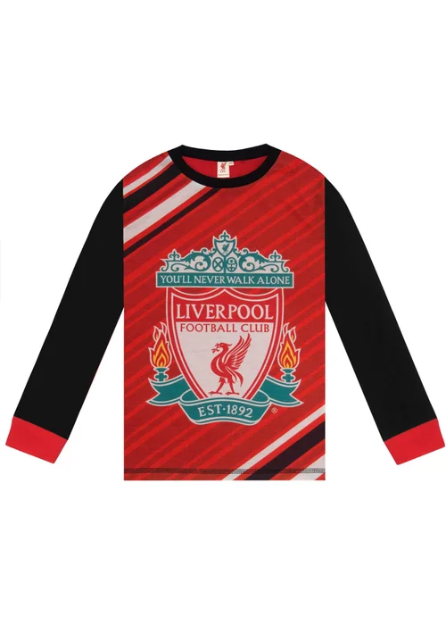 Liverpool Trainingsshirt - Zwart/Rood Lange Mouwen Liverpool Trainingsshirt - Zwart/Rood Lange Mouwen
