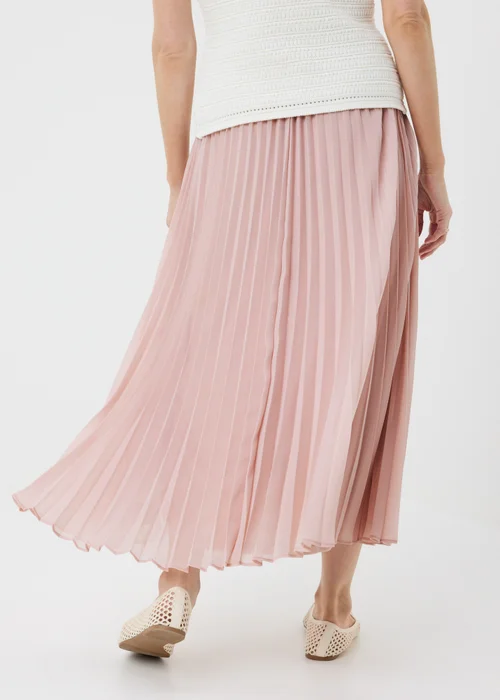 Pink Pleated Midaxi Skirt - 8 Image 2