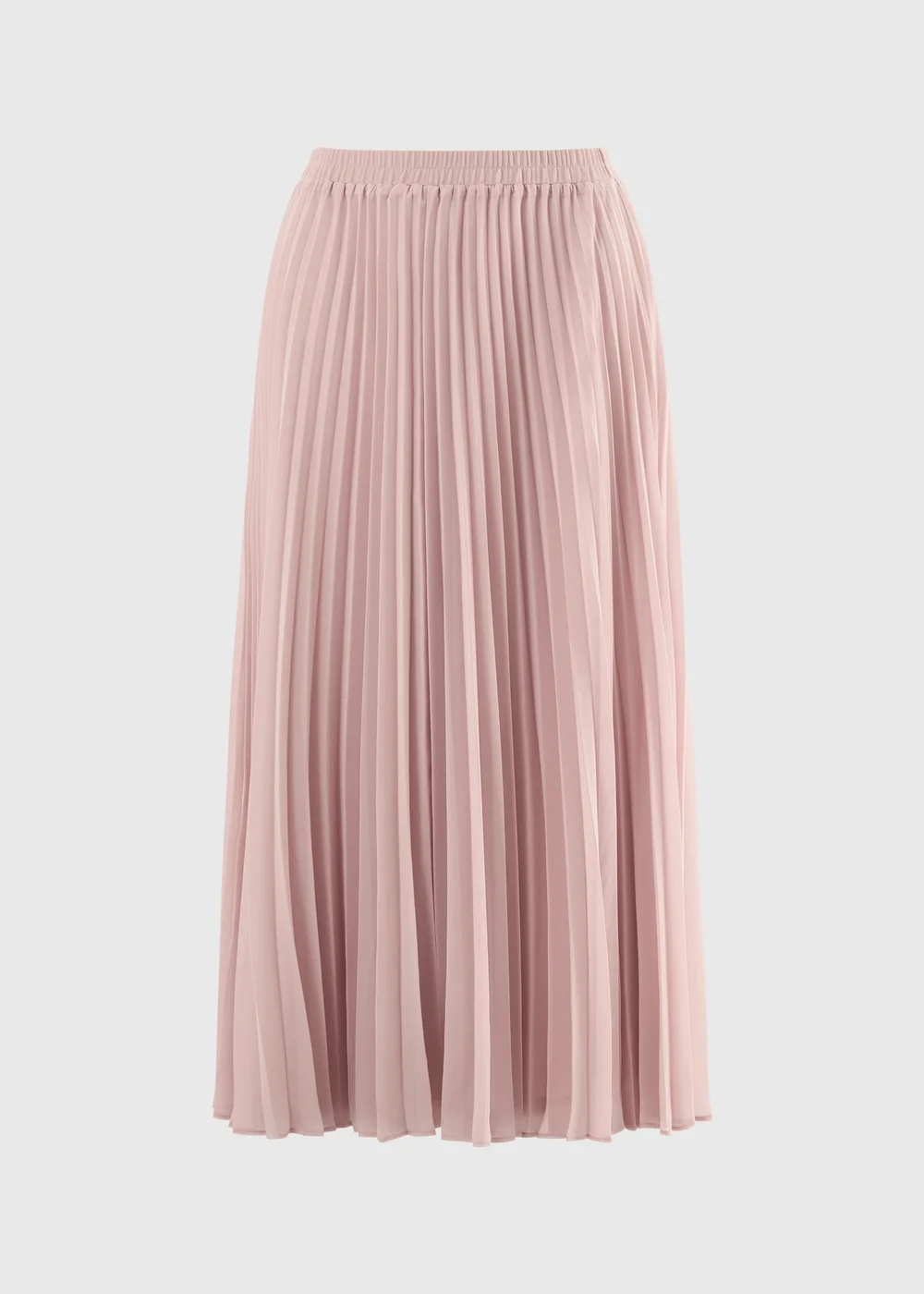 Pink Pleated Midaxi Skirt - 8 Image 4