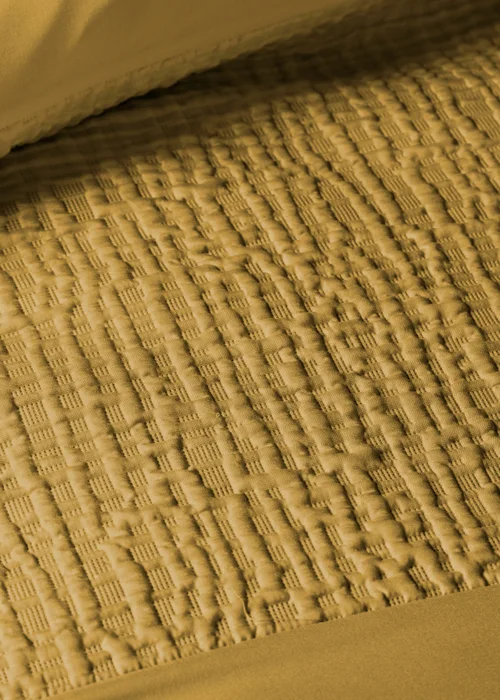 Yellow Grid Pinsonic Duvet Set - Single Image 3