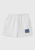 Girls White Athletic Sweat Shorts (7-15yrs) - Age 7 Years Image 1
