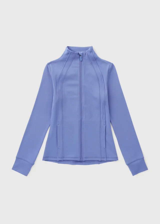Souluxe Girls Purple Zip Sports Jacket (7-15yrs)