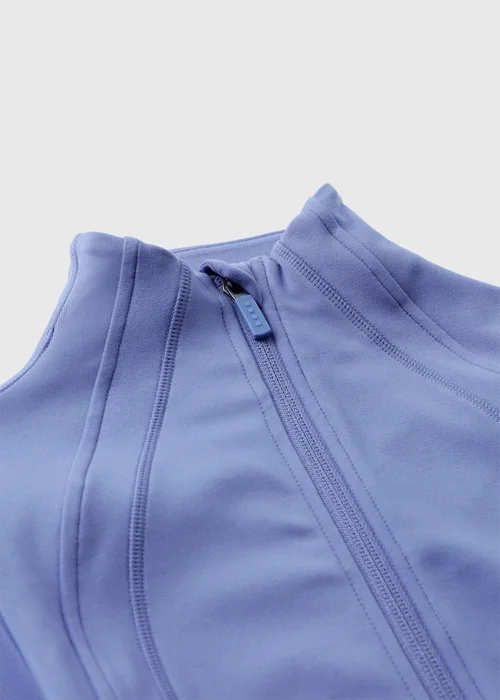 Souluxe Girls Purple Zip Sports Jacket (7-15yrs) - 9 Yrs Image 2