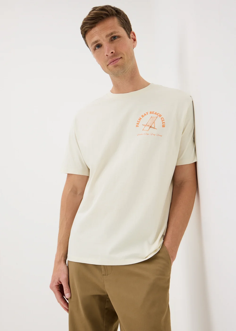 Ecru Beach Club Graphic T-Shirt - XL Image 1