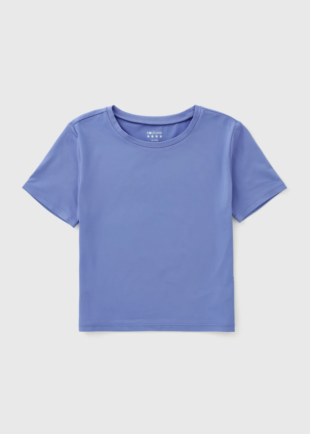 Souluxe Girls Purple Soft Touch T-Shirt (7-15yrs) - 7 Yrs Image 1