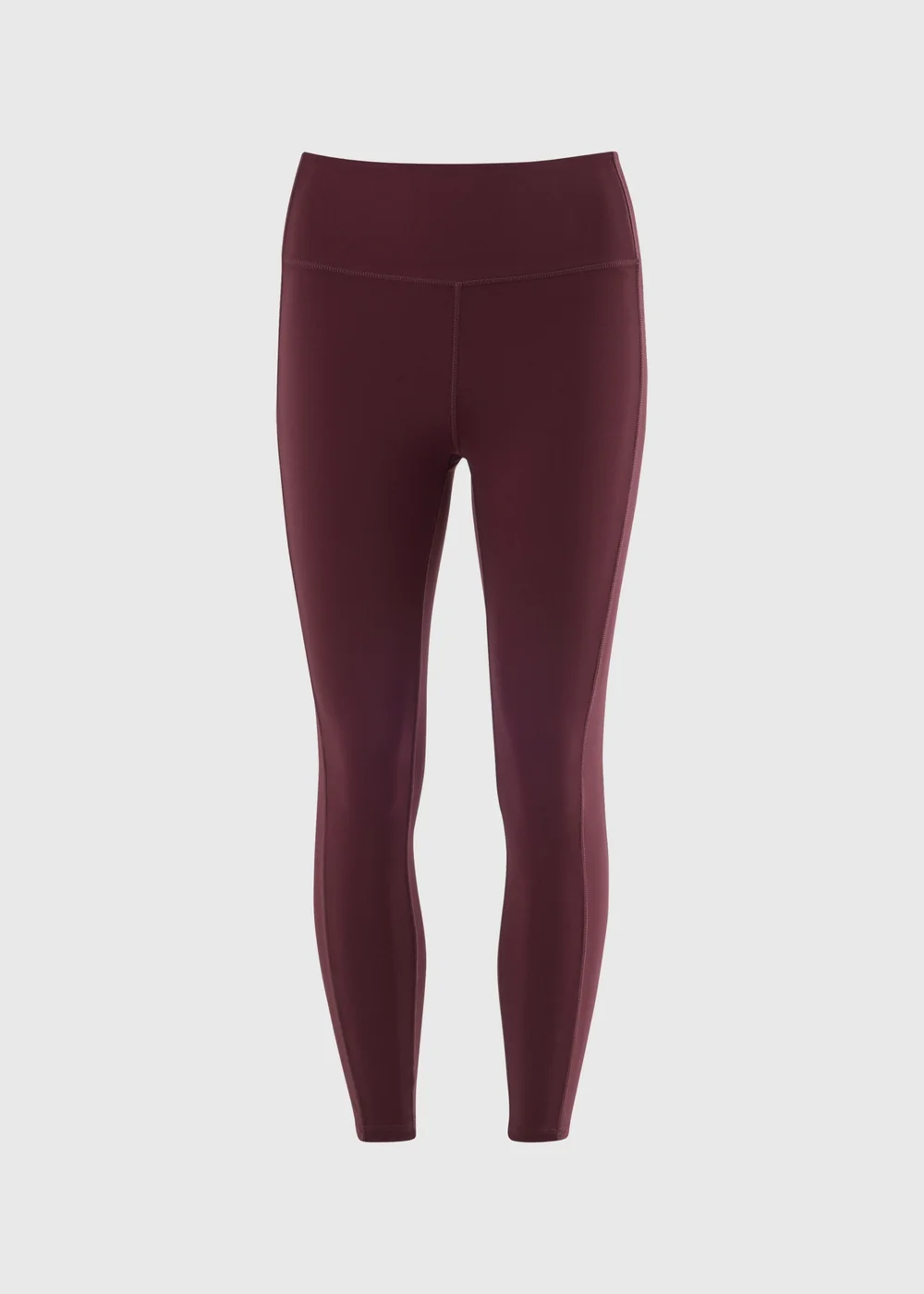Souluxe Burgundy 7/8 Gym Leggings - 6 Image 4