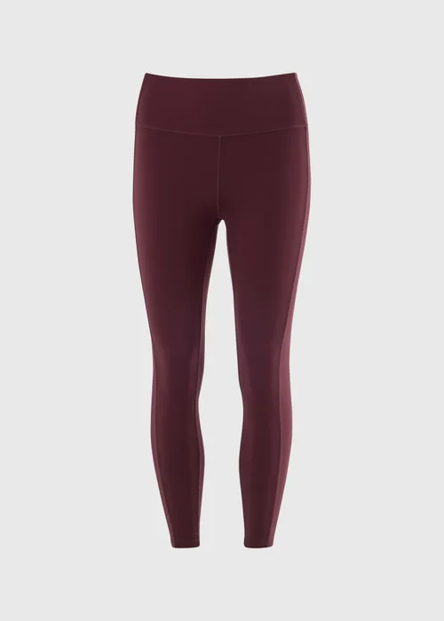 Souluxe Burgundy 7/8 Gym Leggings - 6 Image 4