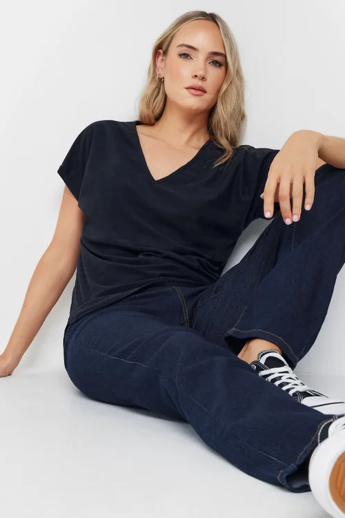 Long Tall Sally Blue Straight Leg Jeans - 18/L34 Image 4