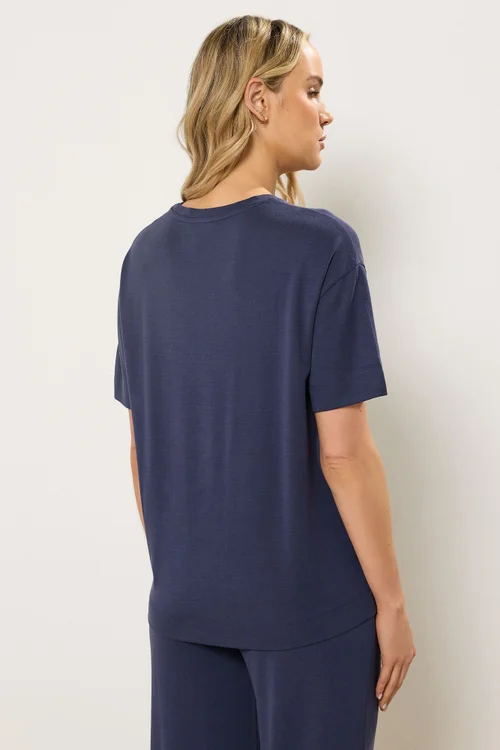 Long Tall Sally Navy Blue Premium T-Shirt - 8 Image 4
