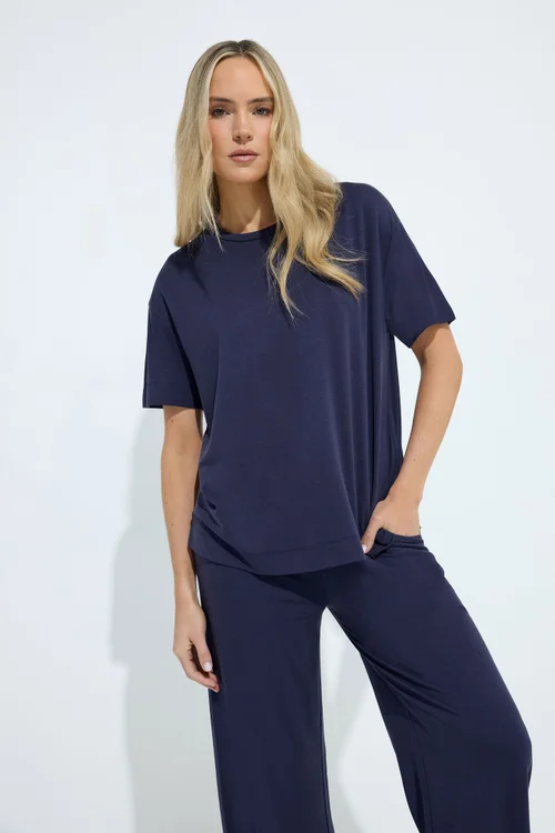 Long Tall Sally Navy Blue Premium T-Shirt - 8 Image 1