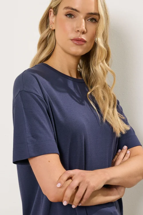 Long Tall Sally Navy Blue Premium T-Shirt - 8 Image 5