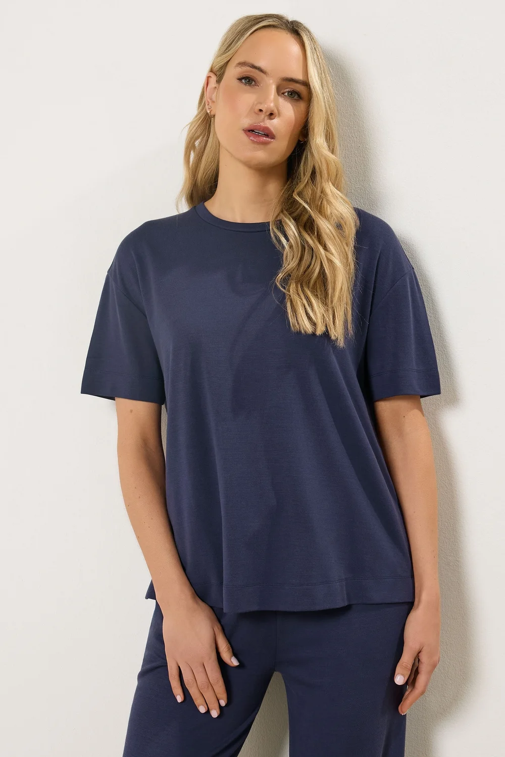 Long Tall Sally Navy Blue Premium T-Shirt - 8 Image 2