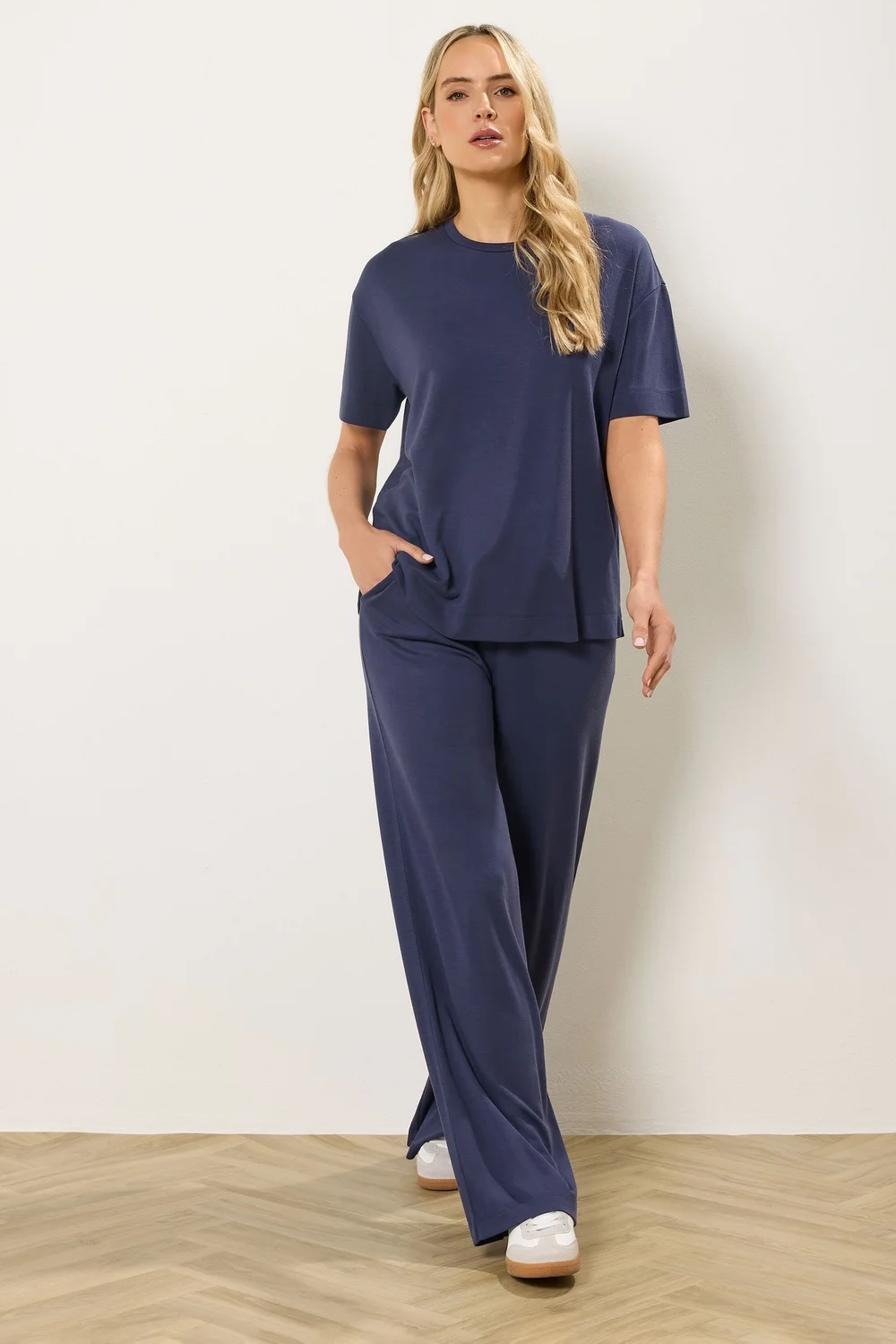 Long Tall Sally Navy Blue Premium T-Shirt - 8 Image 3