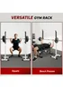 HOMCOM Power Rack Weight Stand Bar Barbell Squat Stand Spotter for Home Workout - One Size Image 4