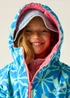 Regatta Blue Floral Pink Lemonade Junior Waterproof Robe with Hydrafort Technology (3-13 Years) - 3-5 Image 6