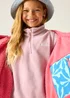Regatta Blue Floral Pink Lemonade Junior Waterproof Robe with Hydrafort Technology (3-13 Years) - 3-5 Image 5