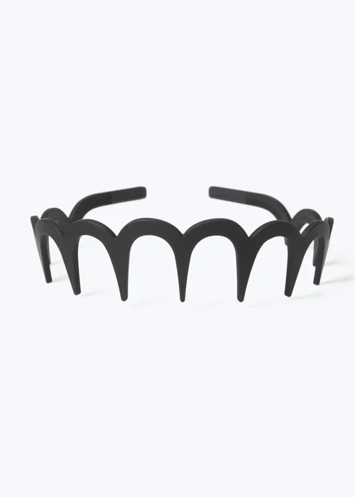 Muse Black Zig Zag Headband - One Size Image 2