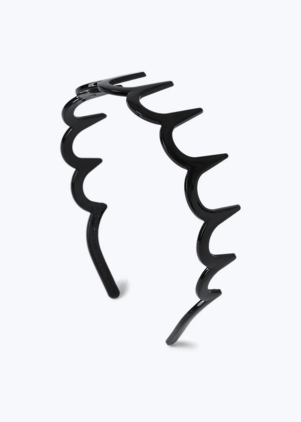 Muse Black Zigzag Headband - One Size Image 1