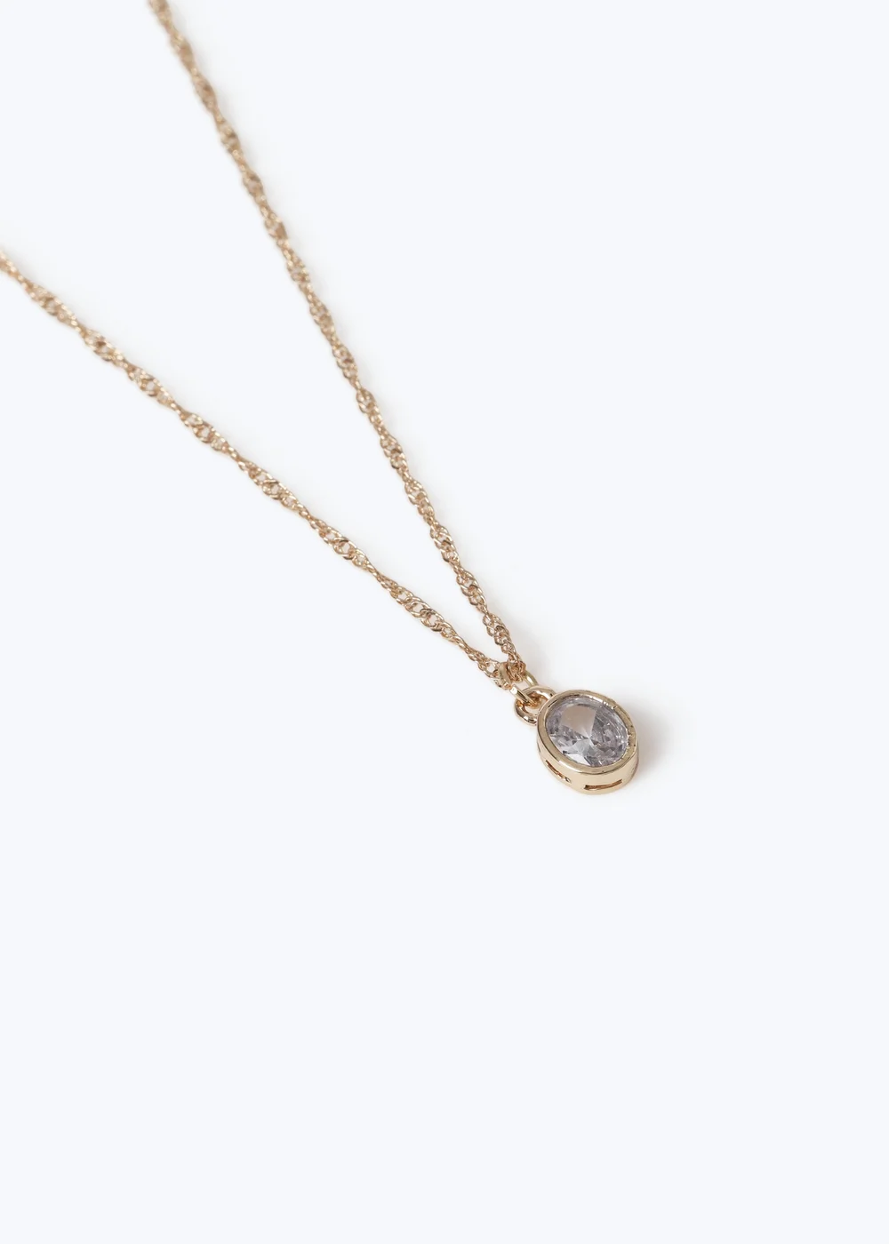 Muse Gold Teardrop Necklace - One Size Image 2