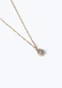 Muse Gold Teardrop Necklace - One Size Image 2