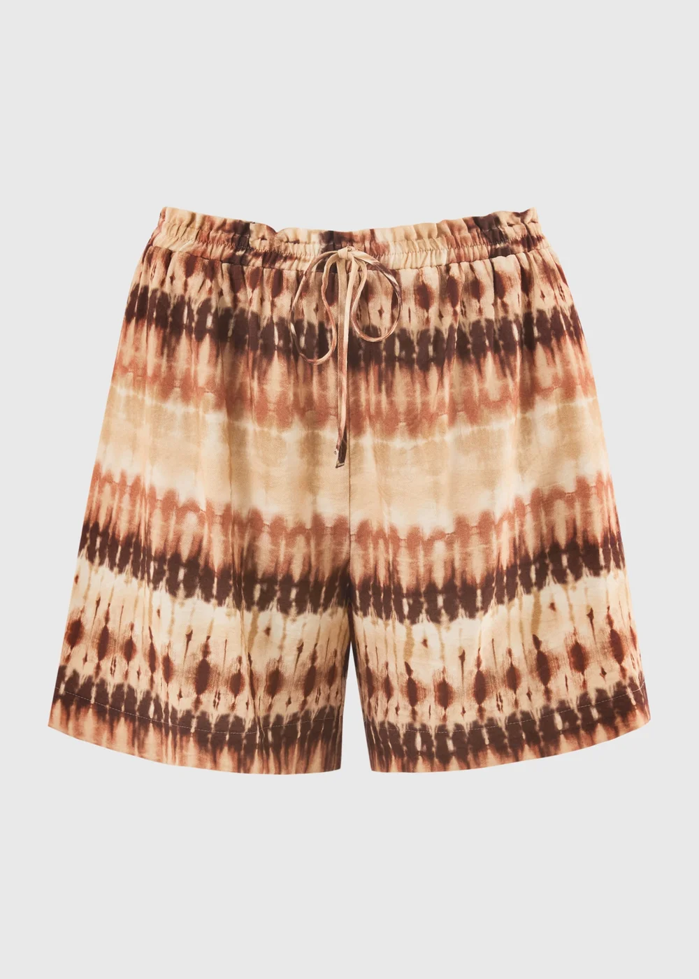 Brown Tie Dye Co Ord Shorts - 12 Image 5