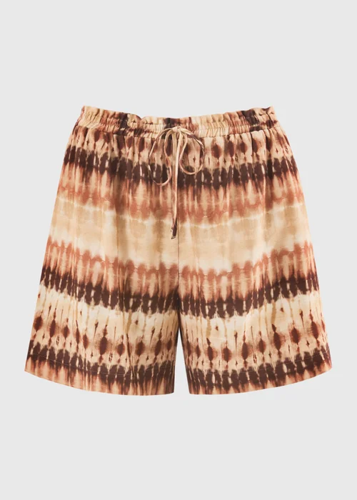 Brown Tie Dye Co Ord Shorts - 12 Image 5