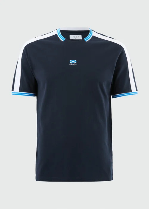 Navy Scotland Football T-Shirt - XS Image 4