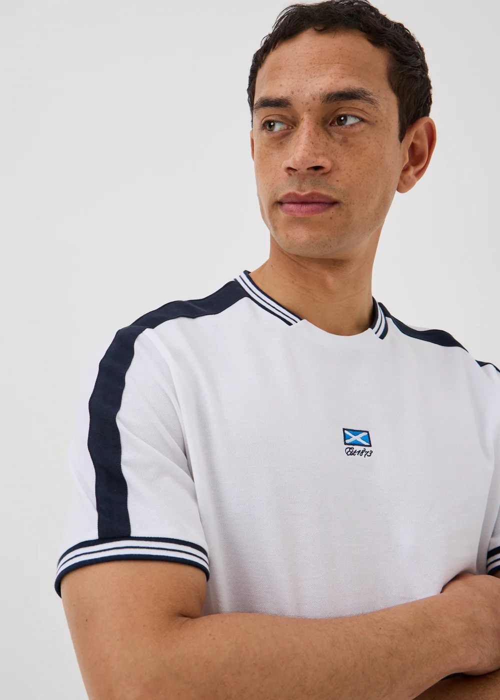 White Scotland World Cup T-Shirt - XS Image 3