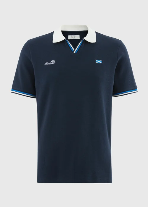 Navy Scotland World Cup Polo Shirt - XS Image 4