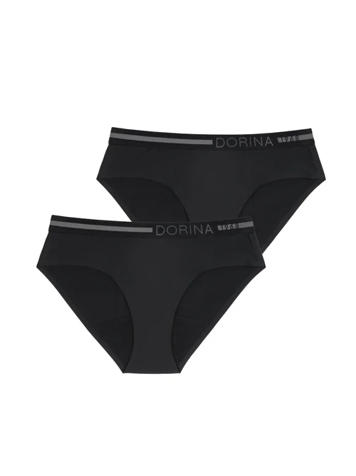 Dorina Black Period Pants Hipster 2 Pack - Medium Image 1
