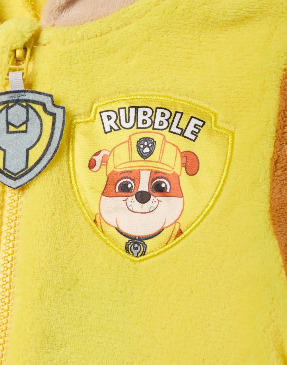Vanilla Underground Paw Patrol Unisex Kids Yellow Rubble Onesie (2-7 Years) - Age 3-4 Years Image 4