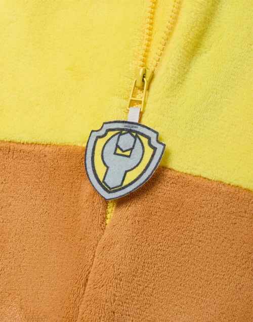 Vanilla Underground Paw Patrol Unisex Kids Yellow Rubble Onesie (2-7 Years) - Age 3-4 Years Image 5