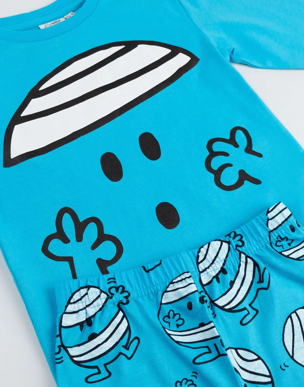 Vanilla Undergroud Mr. Men & Little Miss Boys Blue Mr Bump Long Pyjama Set (2-8 Years) - 6-7 Yrs Image 4