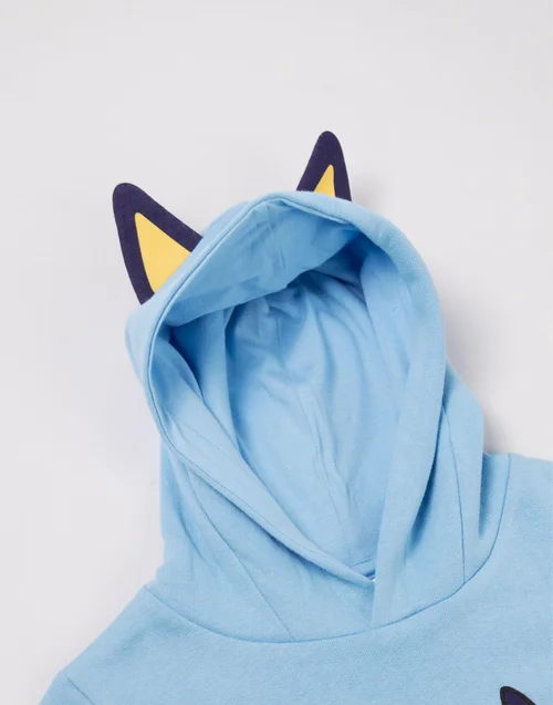 Vanilla Underground Bluey Unisex Kids Blue Hoodie (18 mnths - 7 years) - 18-24 months Image 4