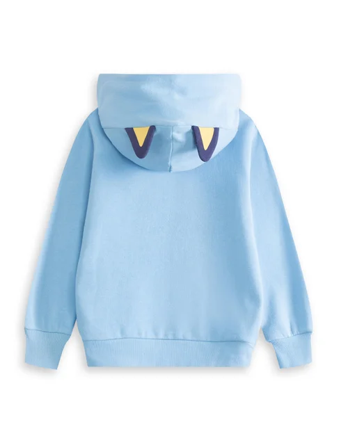 Vanilla Underground Bluey Unisex Kids Blue Hoodie (18 mnths - 7 years) - 18-24 months Image 2