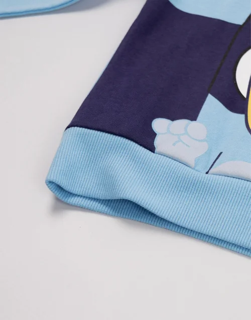Vanilla Underground Bluey Unisex Kids Blue Hoodie (18 mnths - 7 years) - 18-24 months Image 5