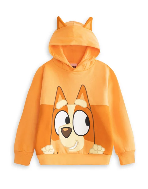 Vanilla Underground Bluey Unisex Kids Brown Bingo Hoodie (18 mnths - 7 years) - 18-24 months Image 1