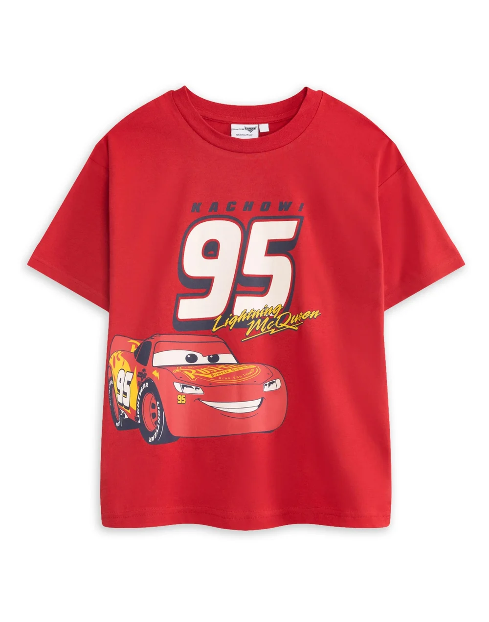Vanilla Underground Disney Cars Boys Multicoloured Lightning Mcqueen T-Shirts (5-14 Years) - 2 pack - 11-12 Yrs Image 2