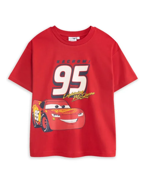Vanilla Underground Disney Cars Boys Multicoloured Lightning Mcqueen T-Shirts (5-14 Years) - 2 pack - 11-12 Yrs Image 2