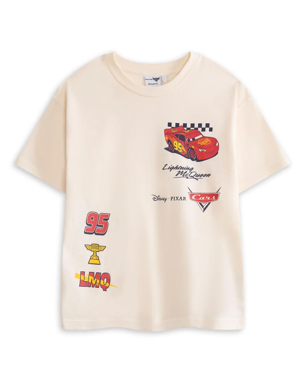 Vanilla Underground Disney Cars Boys Multicoloured Lightning Mcqueen T-Shirts (5-14 Years) - 2 pack - 11-12 Yrs Image 3